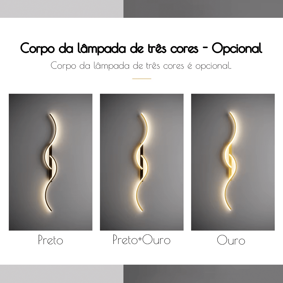 Arandela LED Contemporânea – Feito Em Casa - Feito em Casa