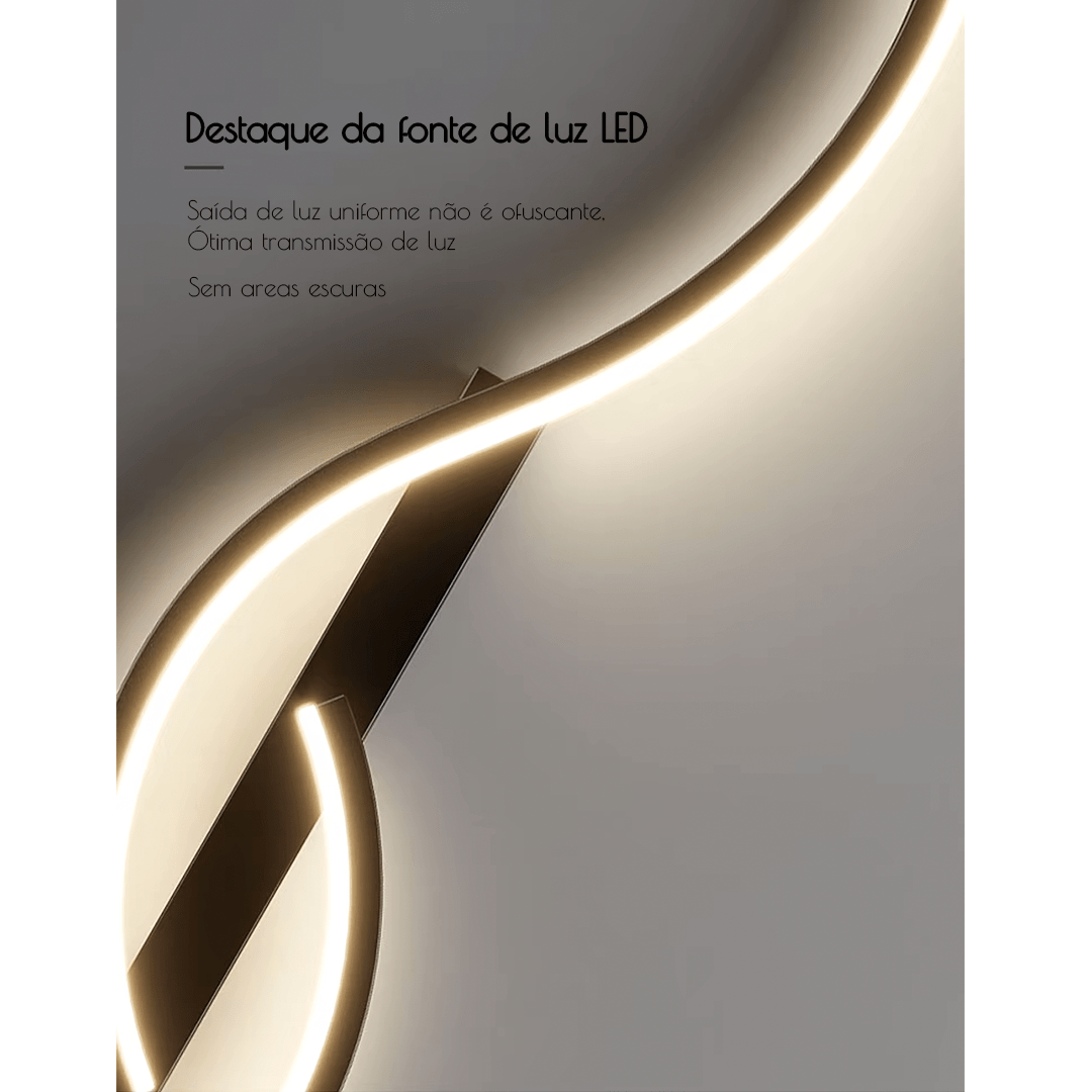 Arandela LED Contemporânea – Feito Em Casa - Feito em Casa