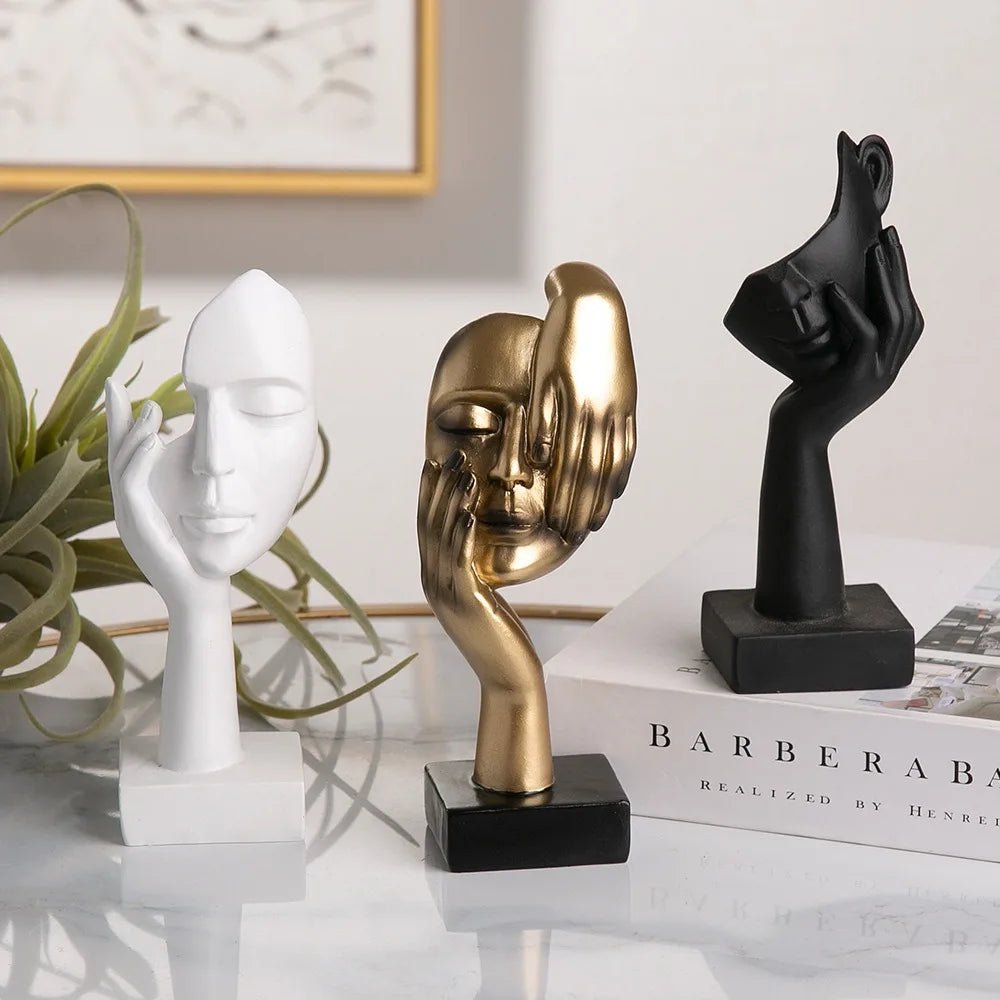 Estátua Abstrata de Resina - Feito Em Casa™ - Feito em Casa