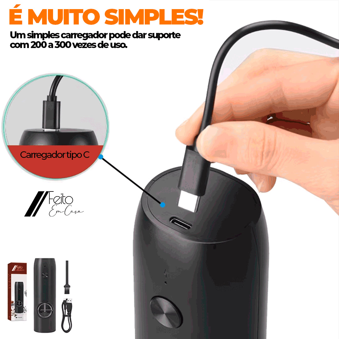 Moedor de Sal e Pimenta Elétrico Original - Feito Em Casa™