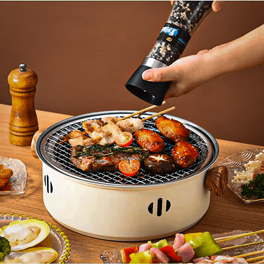 Churrasqueira Portátil de Carvão - Feito Em Casa™ - Feito em Casa
