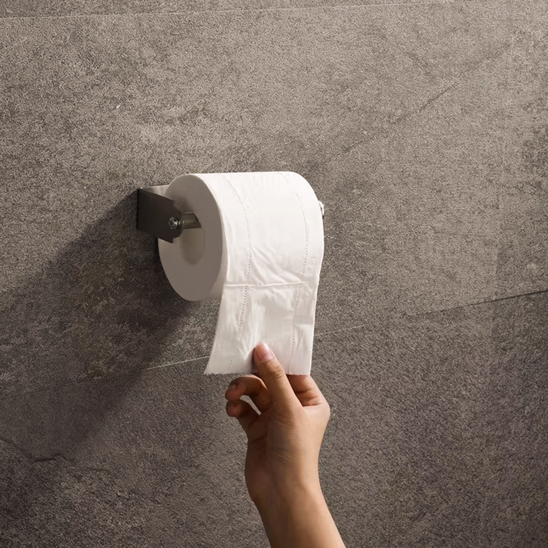Suporte de Papel Toalha Autoadesivo em Aço Inoxidável – Organização e Praticidade para Cozinha e Banheiro