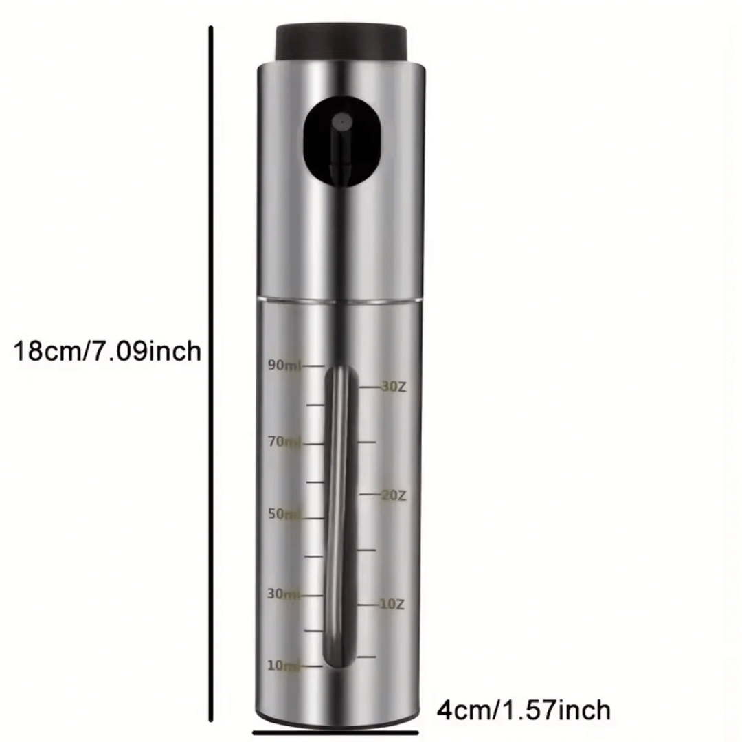 Spray de Óleo em Aço Inoxidável – Controle e Praticidade para Suas Receitas - Feito em Casa