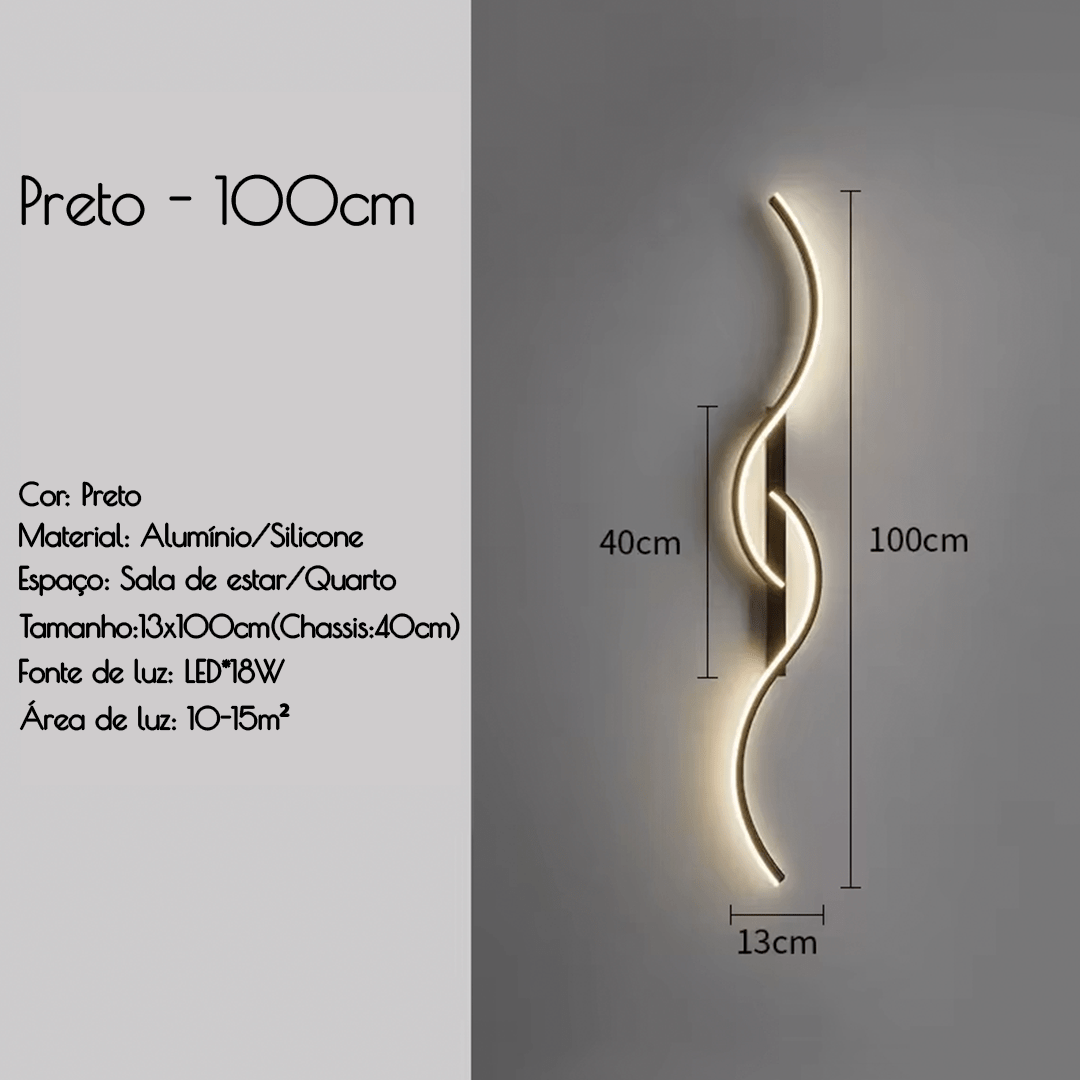 Arandela LED Contemporânea – Feito Em Casa - Feito em Casa