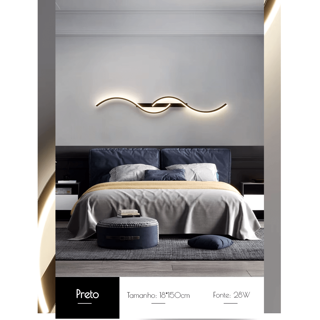 Arandela LED Contemporânea – Feito Em Casa - Feito em Casa