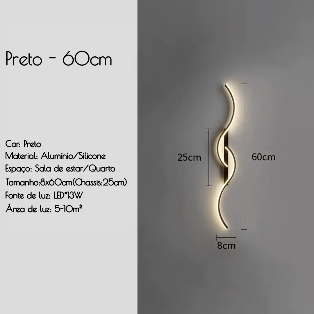 Arandela LED Contemporânea – Feito Em Casa - Feito em Casa