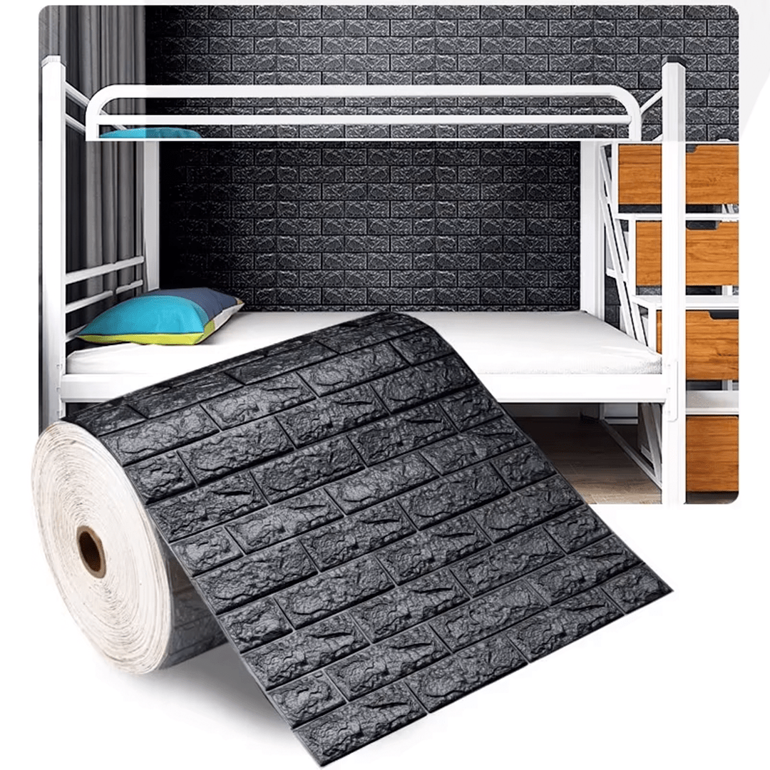 Adesivos de Parede 3D Efeito Tijolo – Feito Em Casa™ - Feito em Casa