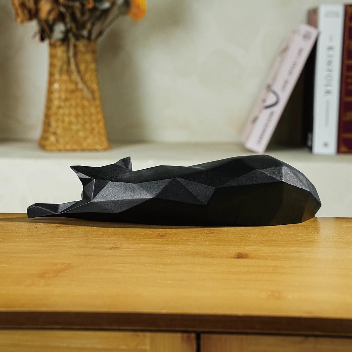 Estátua Decorativa Gato Descanse - Feito Em Casa - Feito em Casa