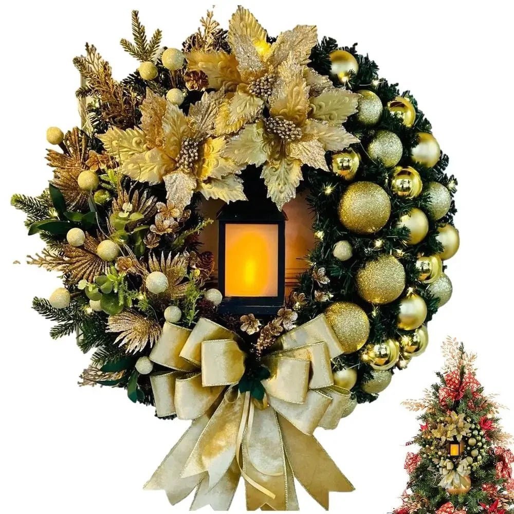 Guirlanda de Natal com Lanterna - Feito Em Casa - Feito em Casa