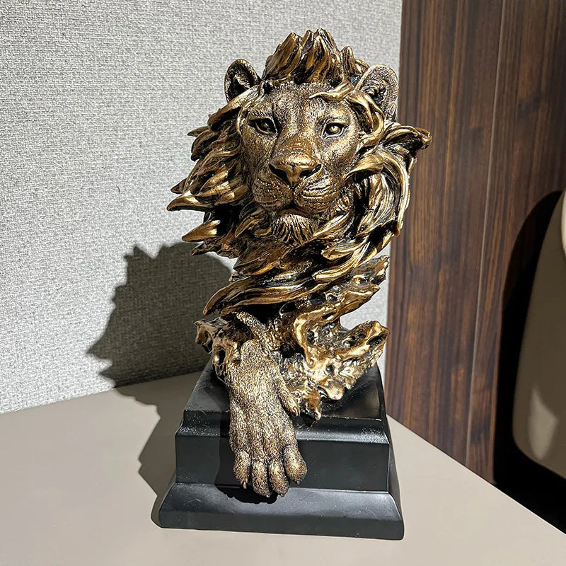 Escultura Leão Imperial - Feito Em Casa™