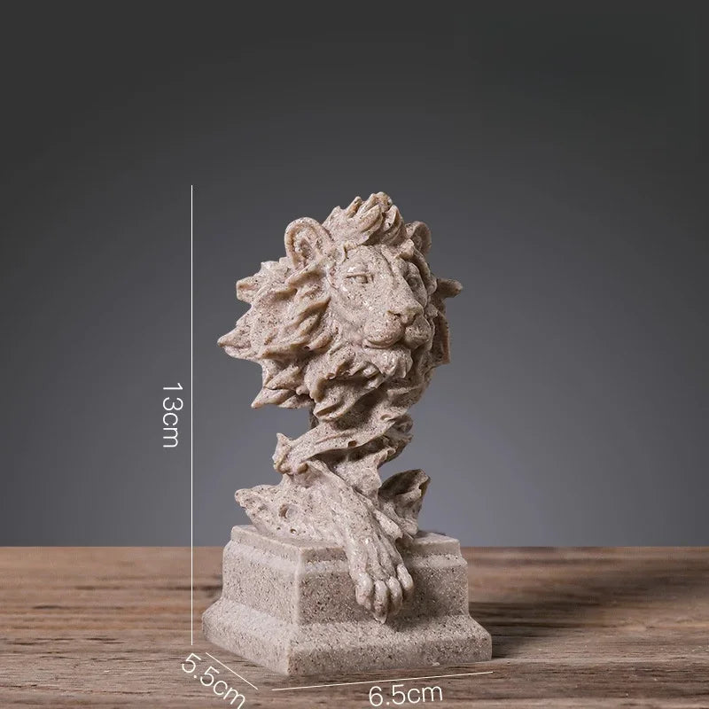 Escultura Leão Imperial - Feito Em Casa™