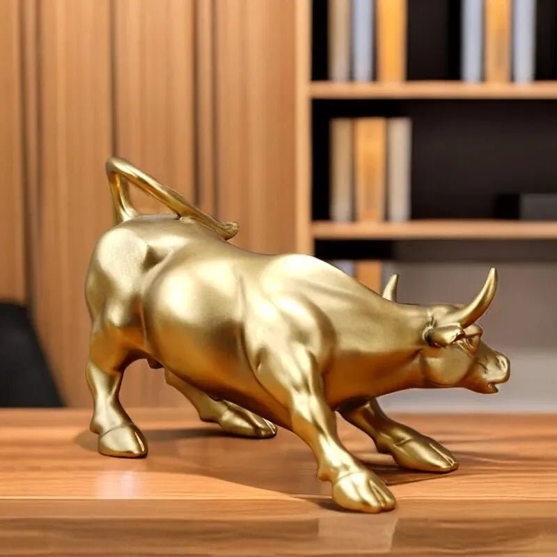 Estátua de Resina Touro de Wall Street - Feito Em Casa™ - Feito em Casa