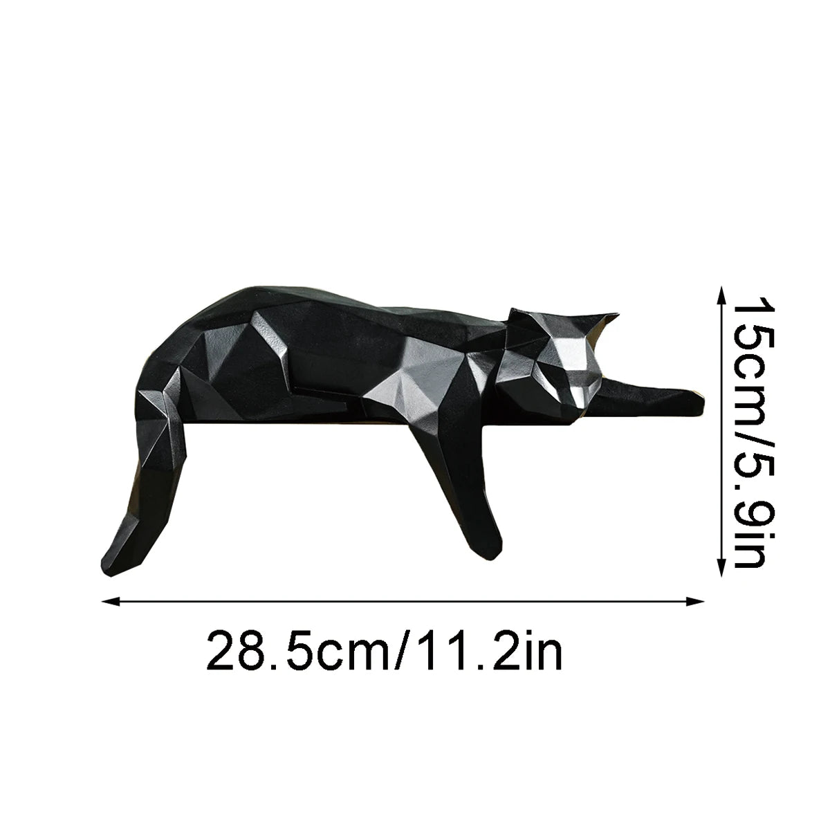 Estátua Decorativa Gato Descanse - Feito Em Casa - Feito em Casa