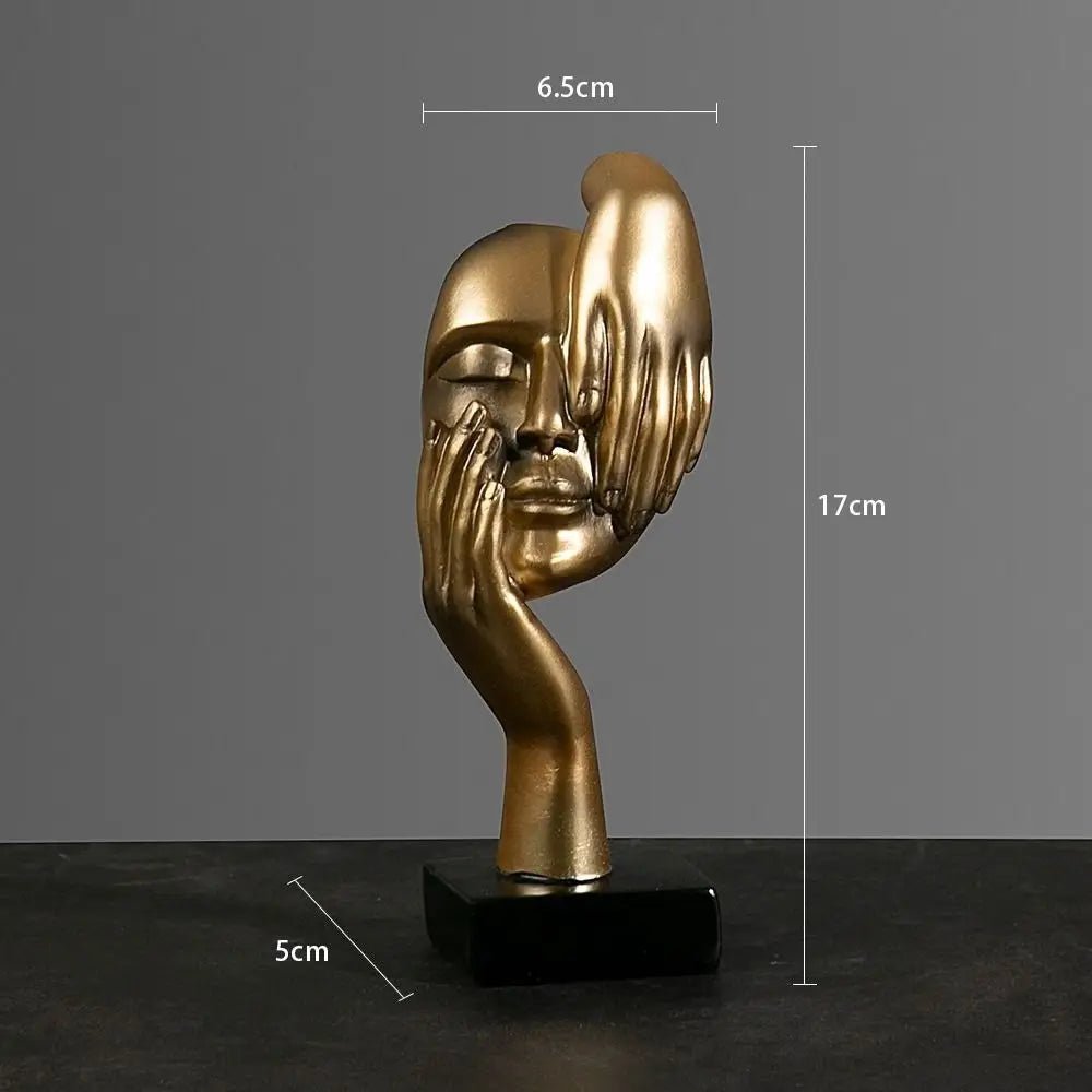 Estátua Abstrata de Resina - Feito Em Casa™ - Feito em Casa
