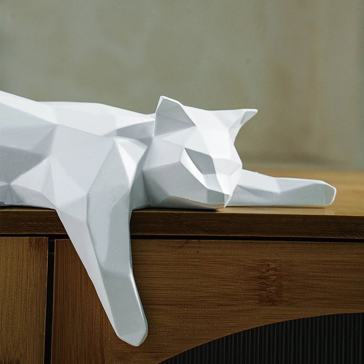 Estátua Decorativa Gato Descanse - Feito Em Casa - Feito em Casa