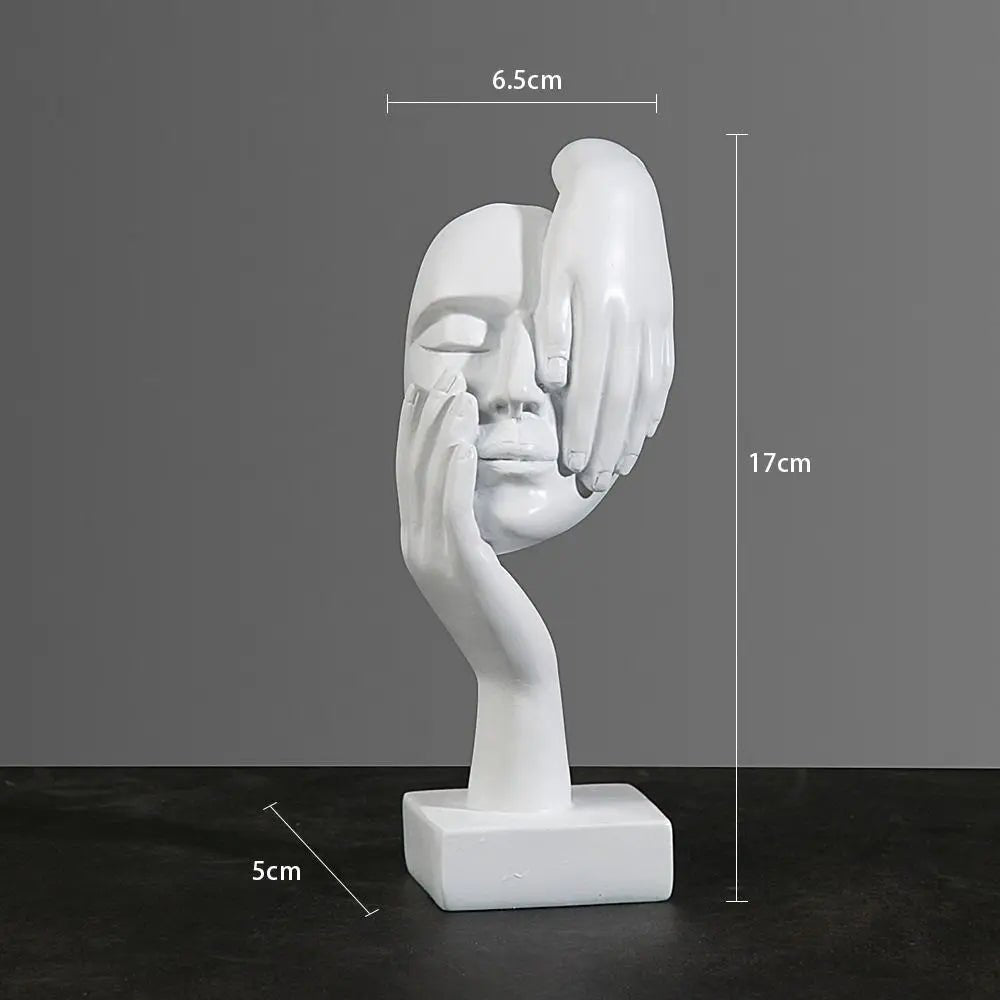 Estátua Abstrata de Resina - Feito Em Casa™ - Feito em Casa