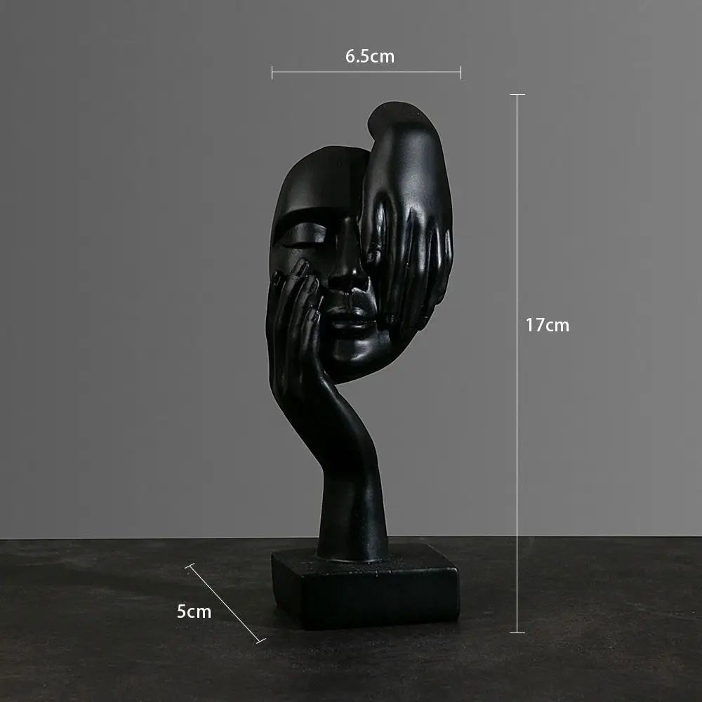 Estátua Abstrata de Resina - Feito Em Casa™ - Feito em Casa