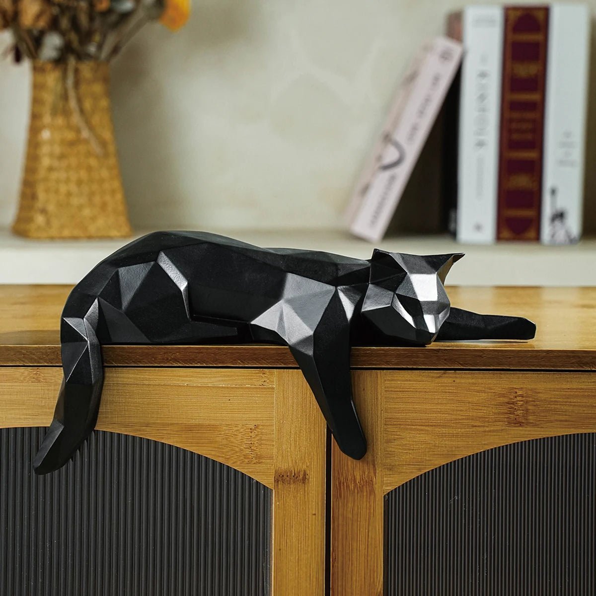 Estátua Decorativa Gato Descanse - Feito Em Casa - Feito em Casa