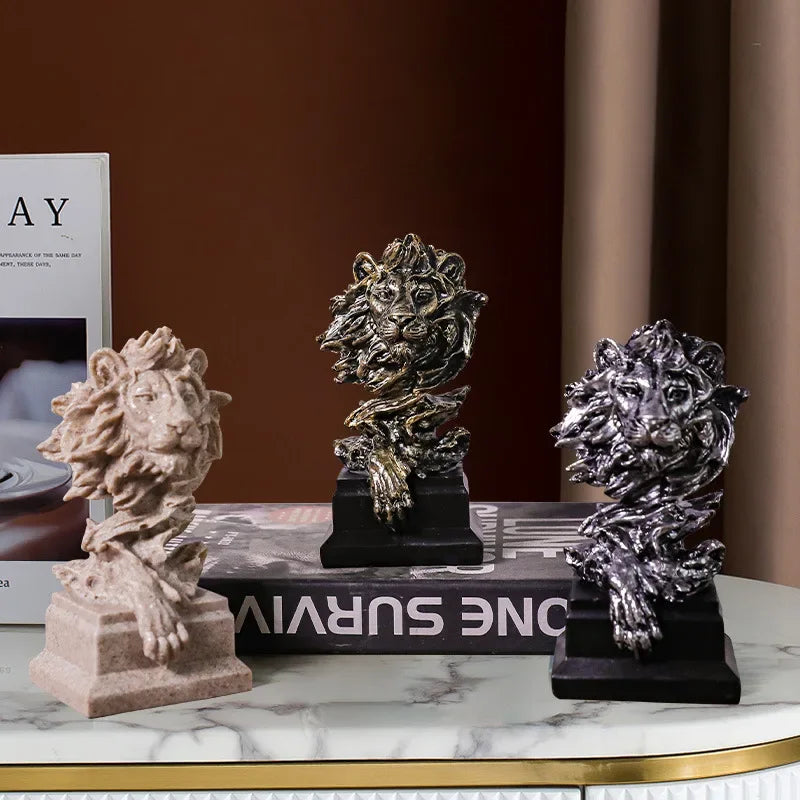 Escultura Leão Imperial - Feito Em Casa™