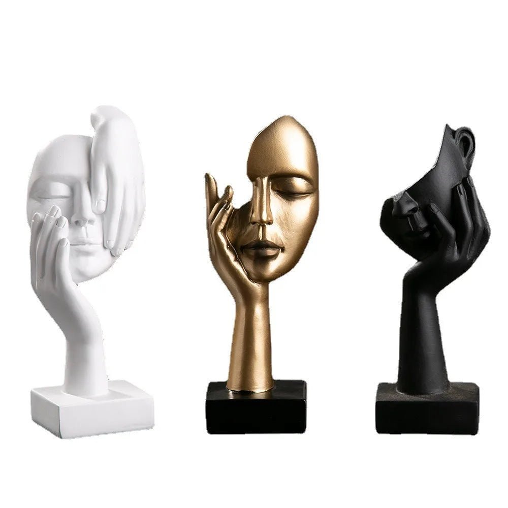 Estátua Abstrata de Resina - Feito Em Casa™ - Feito em Casa