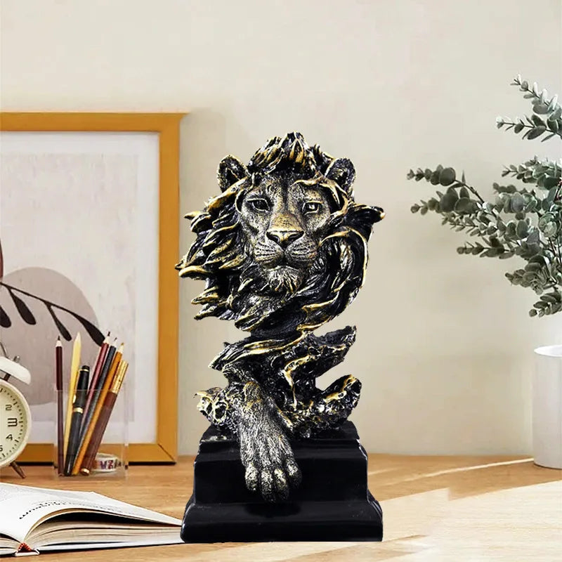 Escultura Leão Imperial - Feito Em Casa™