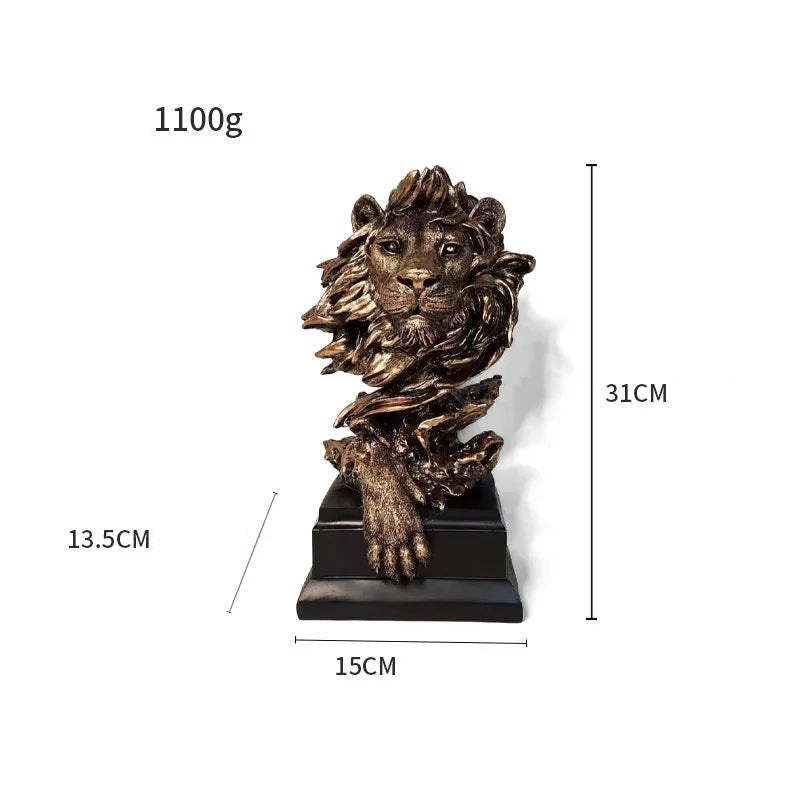 Escultura Leão Imperial - Feito Em Casa™
