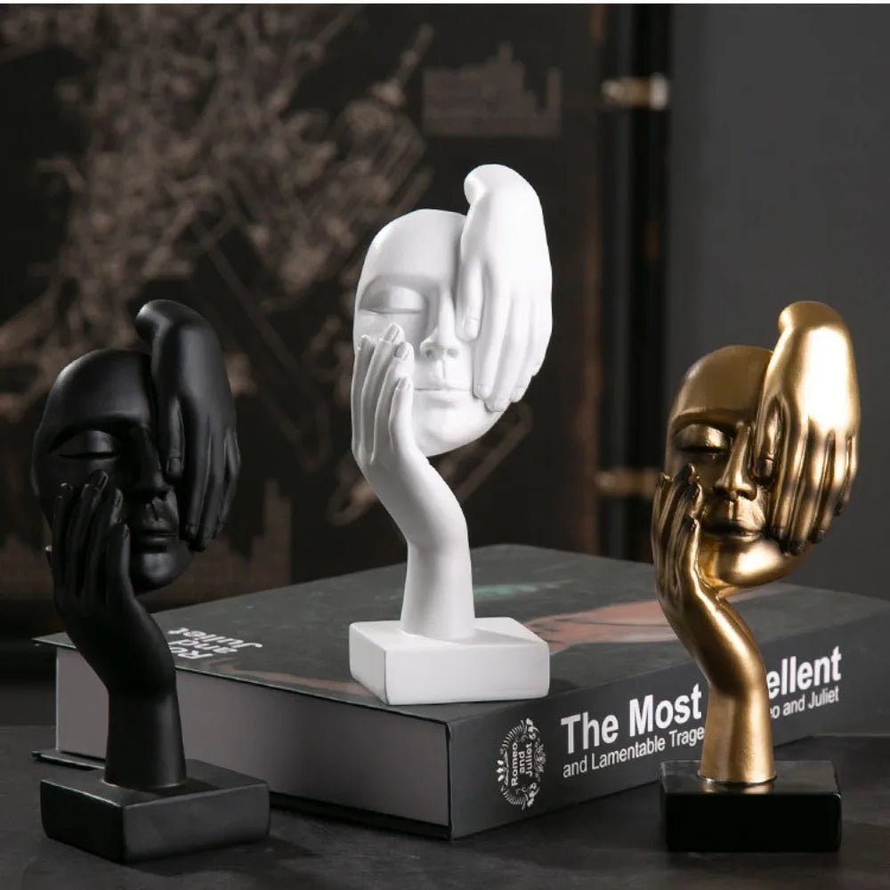 Estátua Abstrata de Resina - Feito Em Casa™ - Feito em Casa