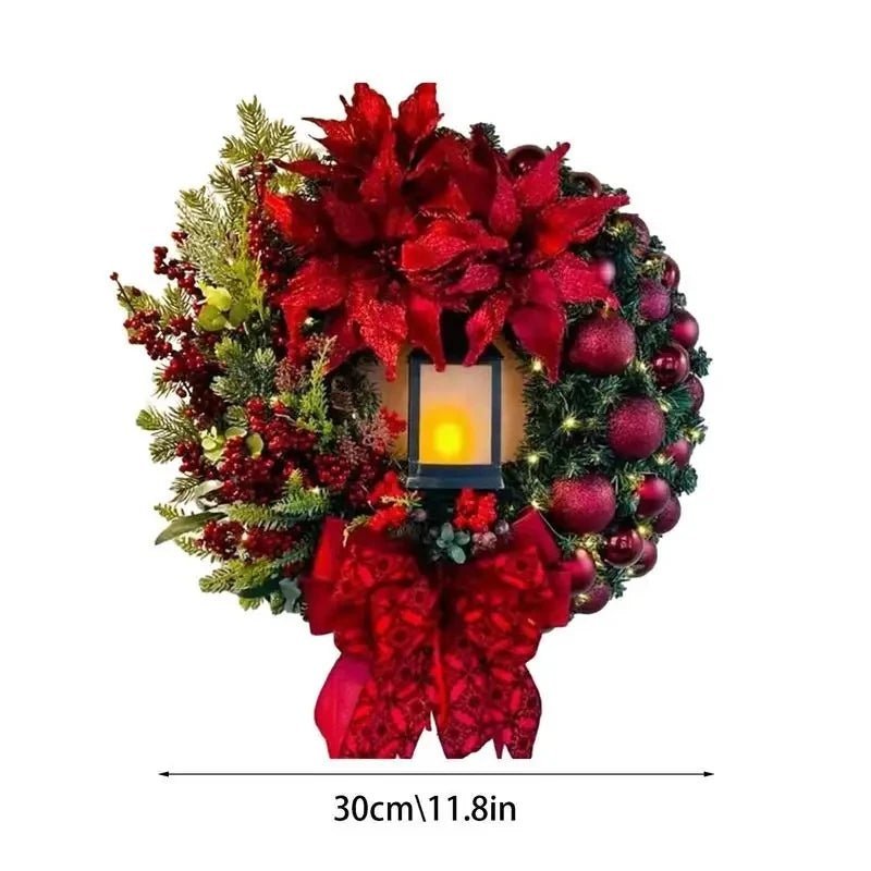 Guirlanda de Natal com Lanterna - Feito Em Casa - Feito em Casa