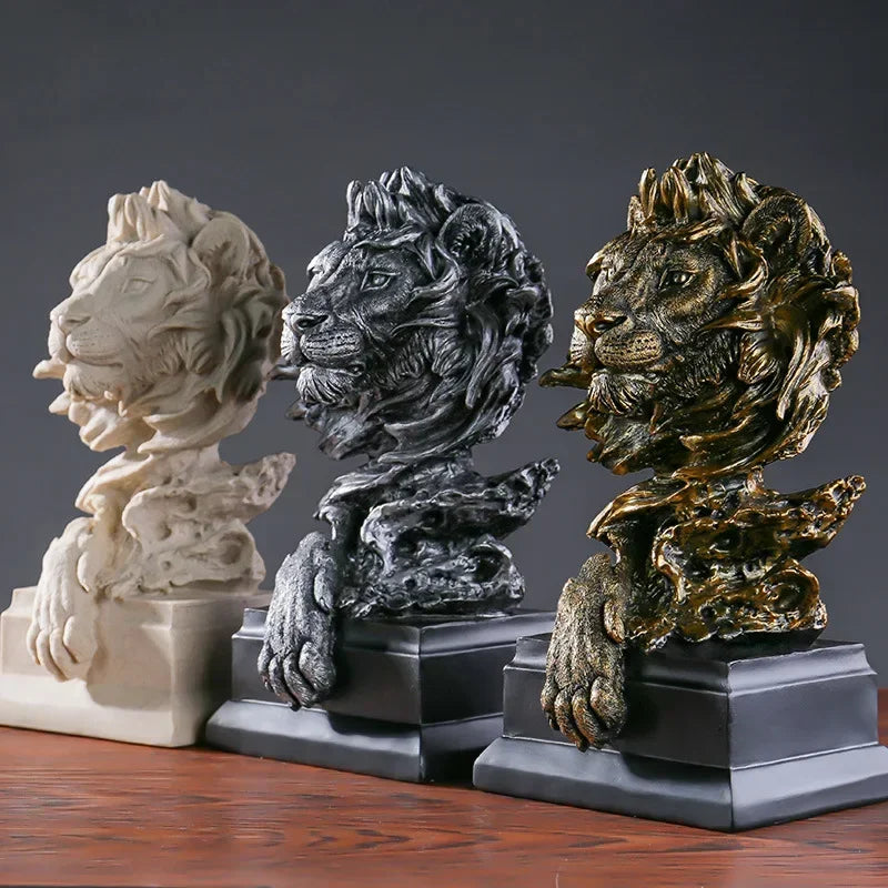 Escultura Leão Imperial - Feito Em Casa™
