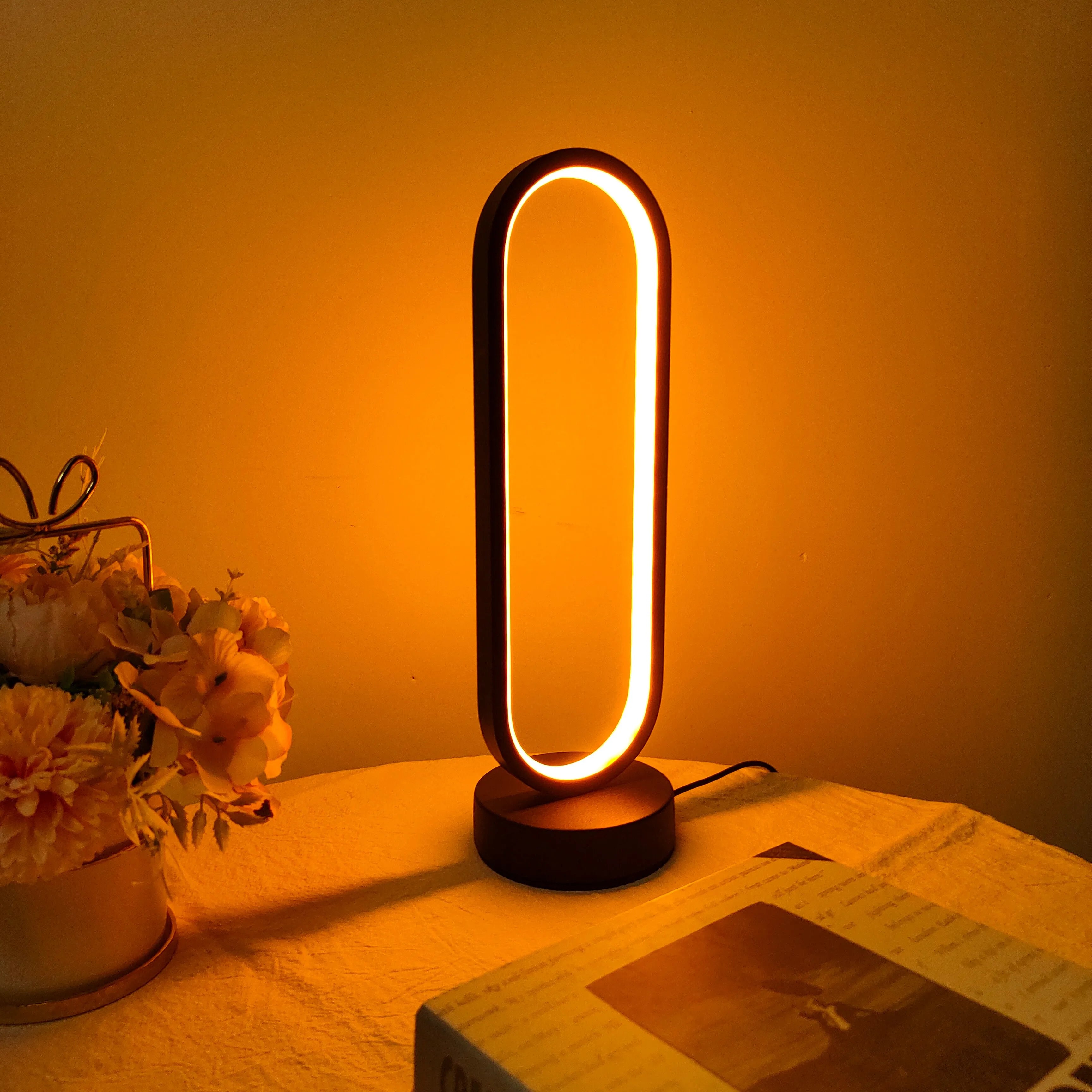 Luminária de Anel com Controle de Três Cores - Feito Em Casa - Feito em Casa
