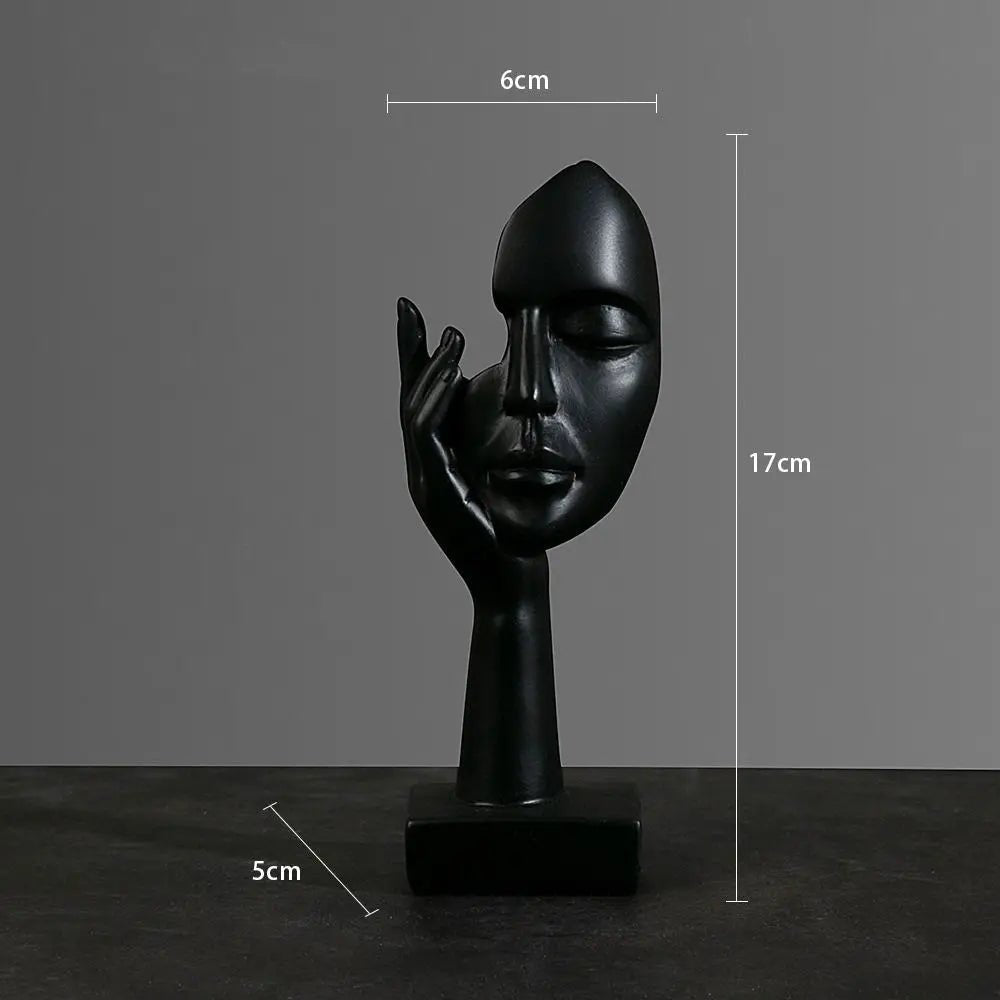 Estátua Abstrata de Resina - Feito Em Casa™ - Feito em Casa